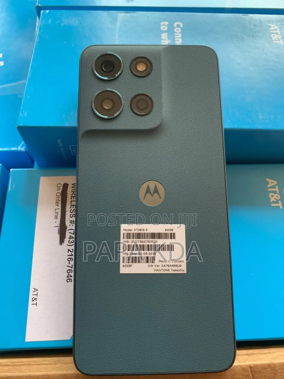 New Motorola Moto G Play 2026 64 GB Green