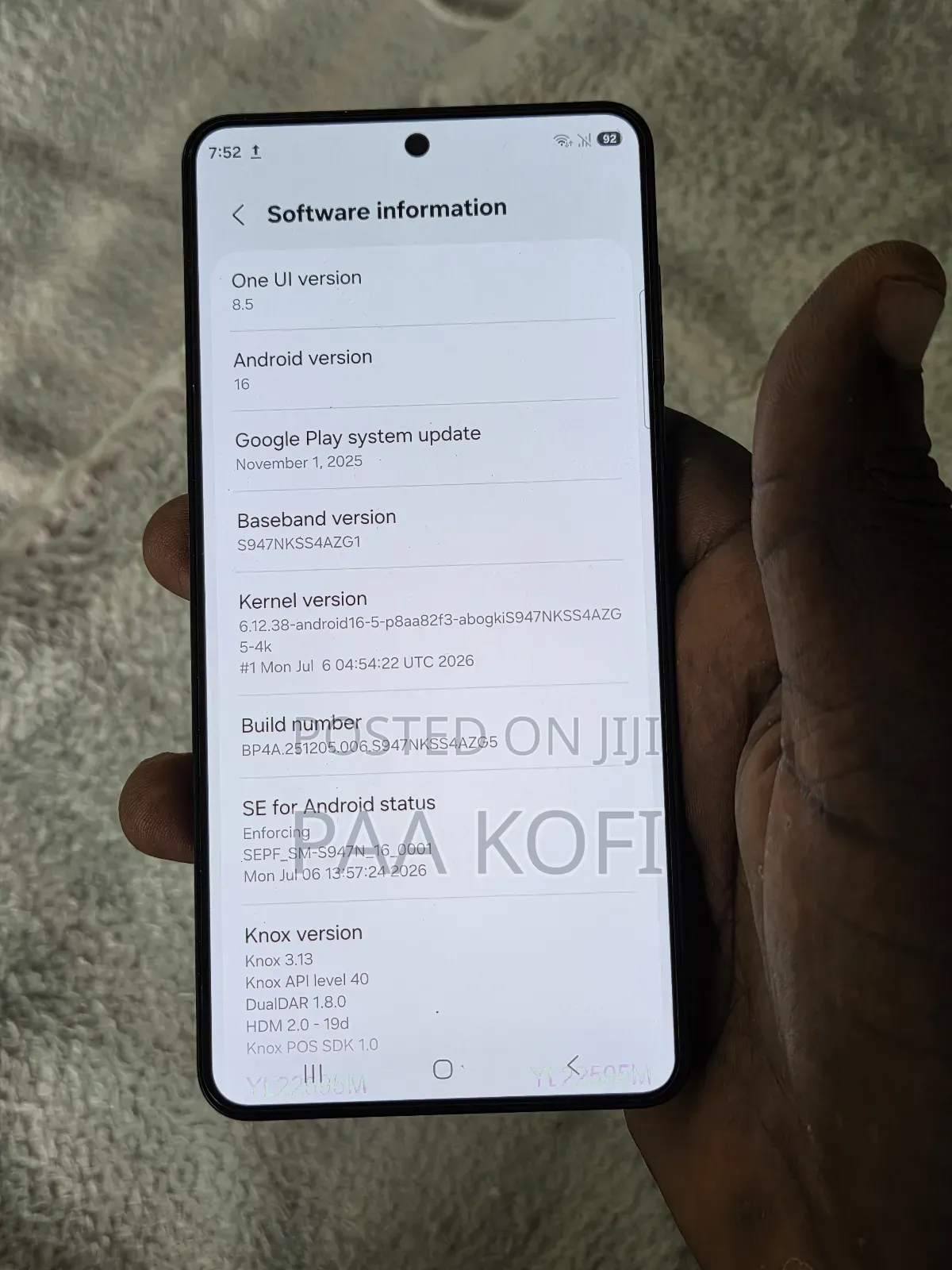 New Samsung Galaxy S26+ 256 GB Black