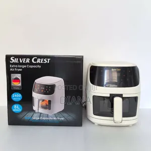 8L Transparent Silver Crest Extra Large Capacity Air Fryer