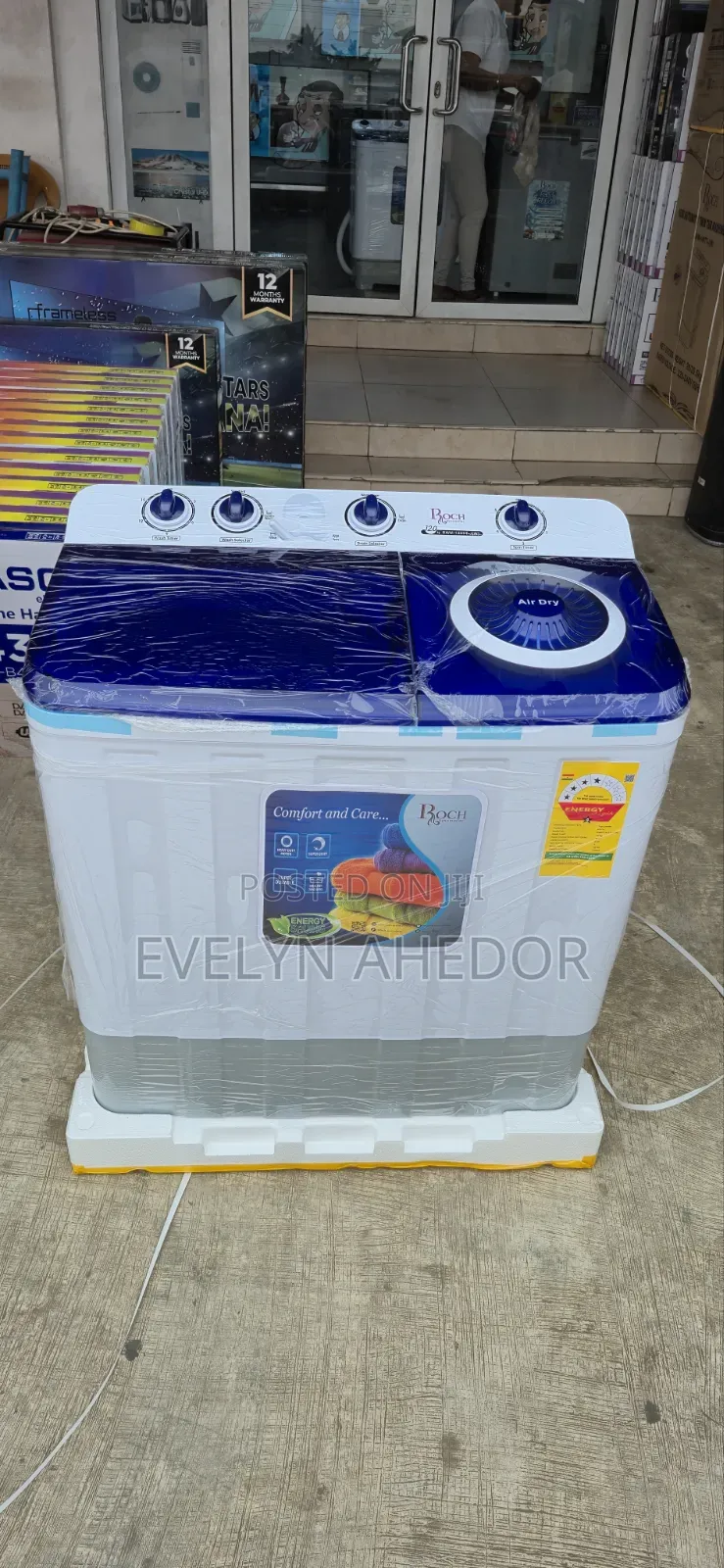 Standard Twin Tab 12kg Washing Machine Roch Brand for Sale
