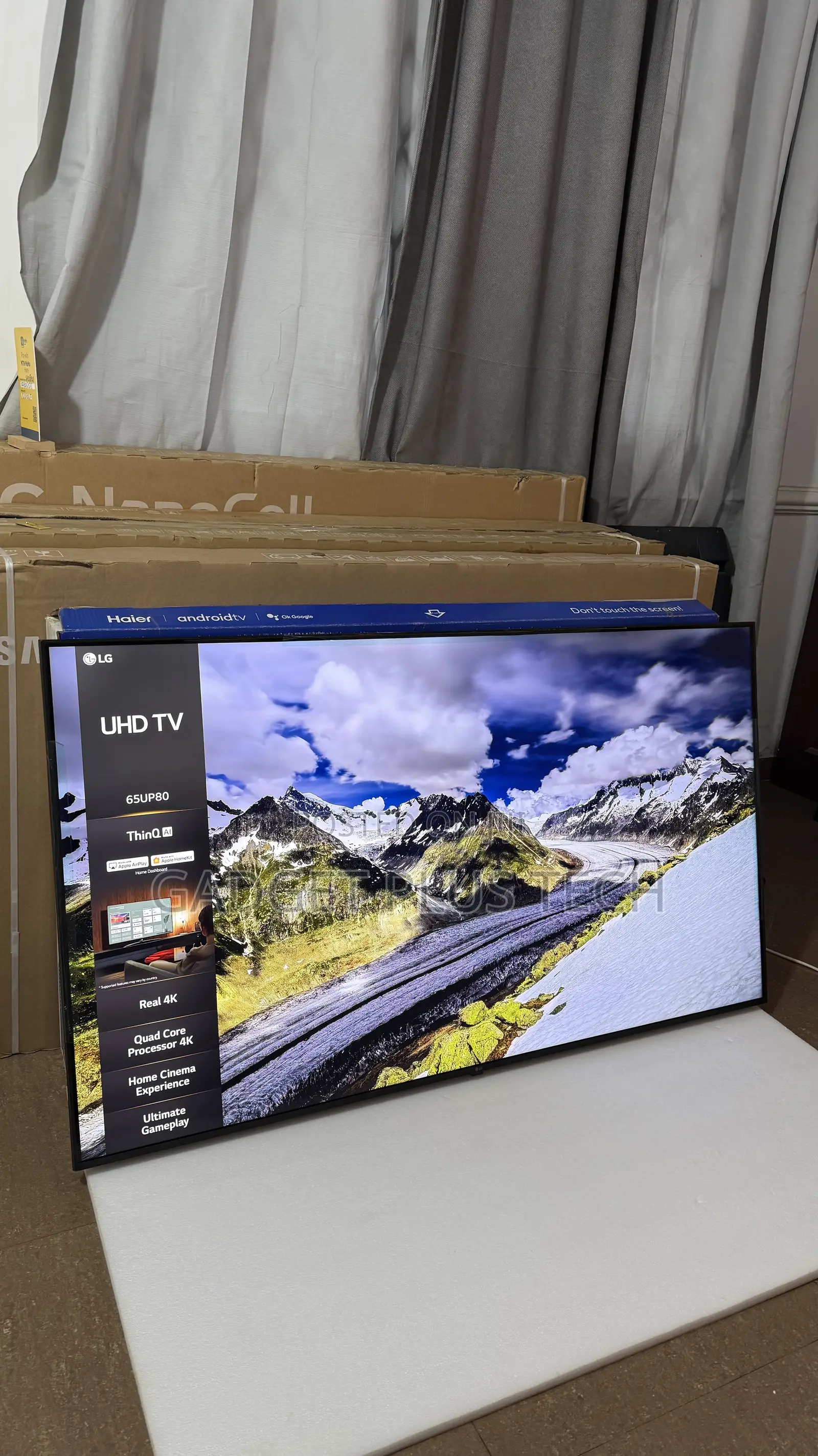 Almost New 65” LG ThinQ Ai UHD Smart TV