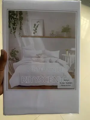 White Students Bedsheet With 1 Pillow Case