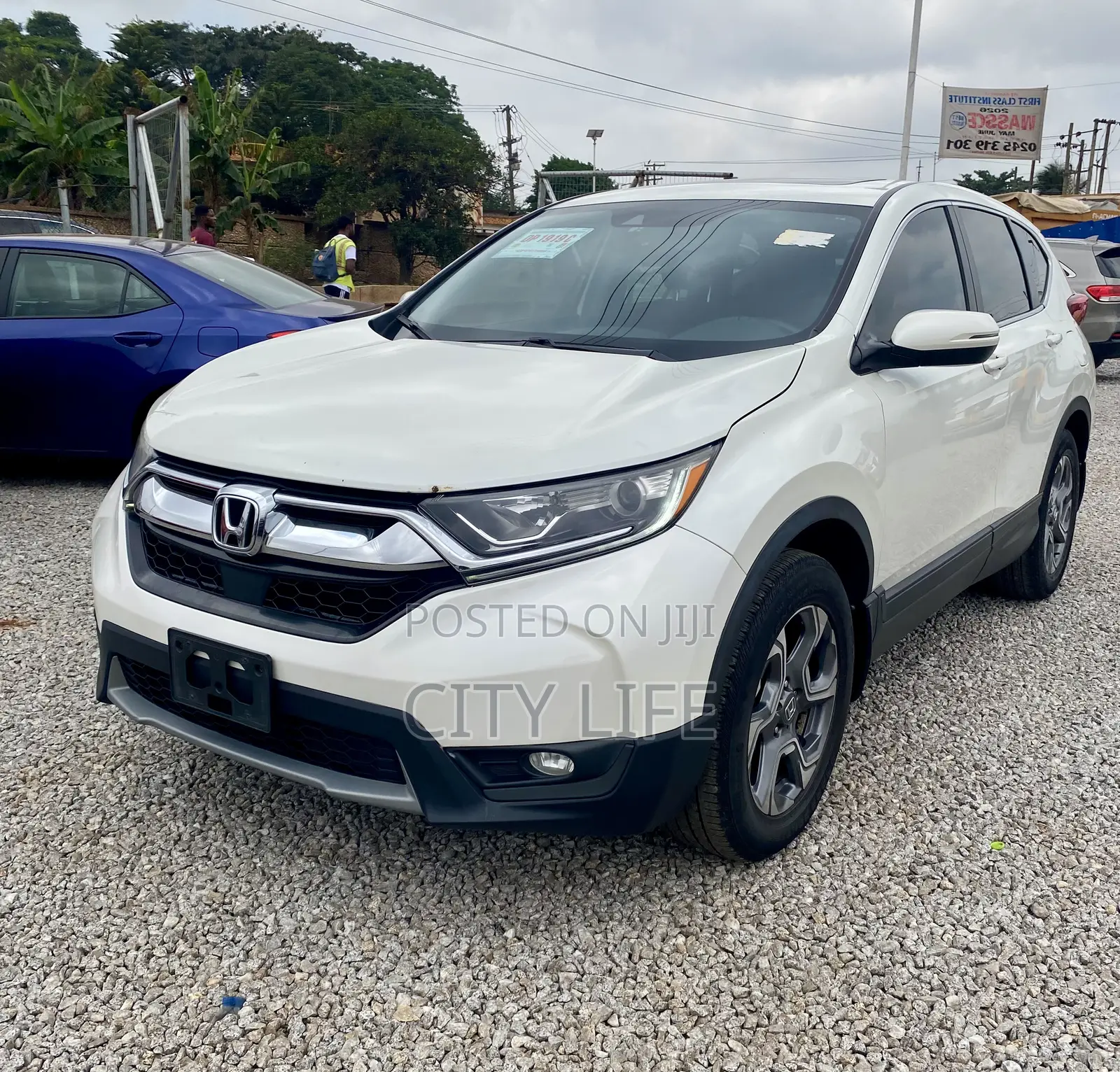 Honda CR-V EX-L 4dr SUV AWD (1.5L 4cyl CVT) 2017 White