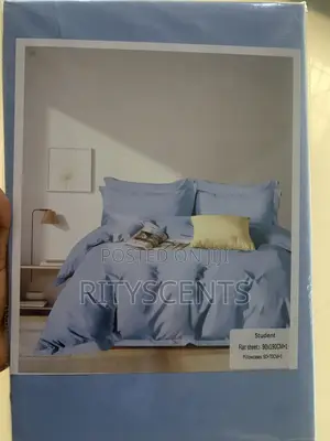 Sudents Bedsheet With Pillow Case (Blue Colour )