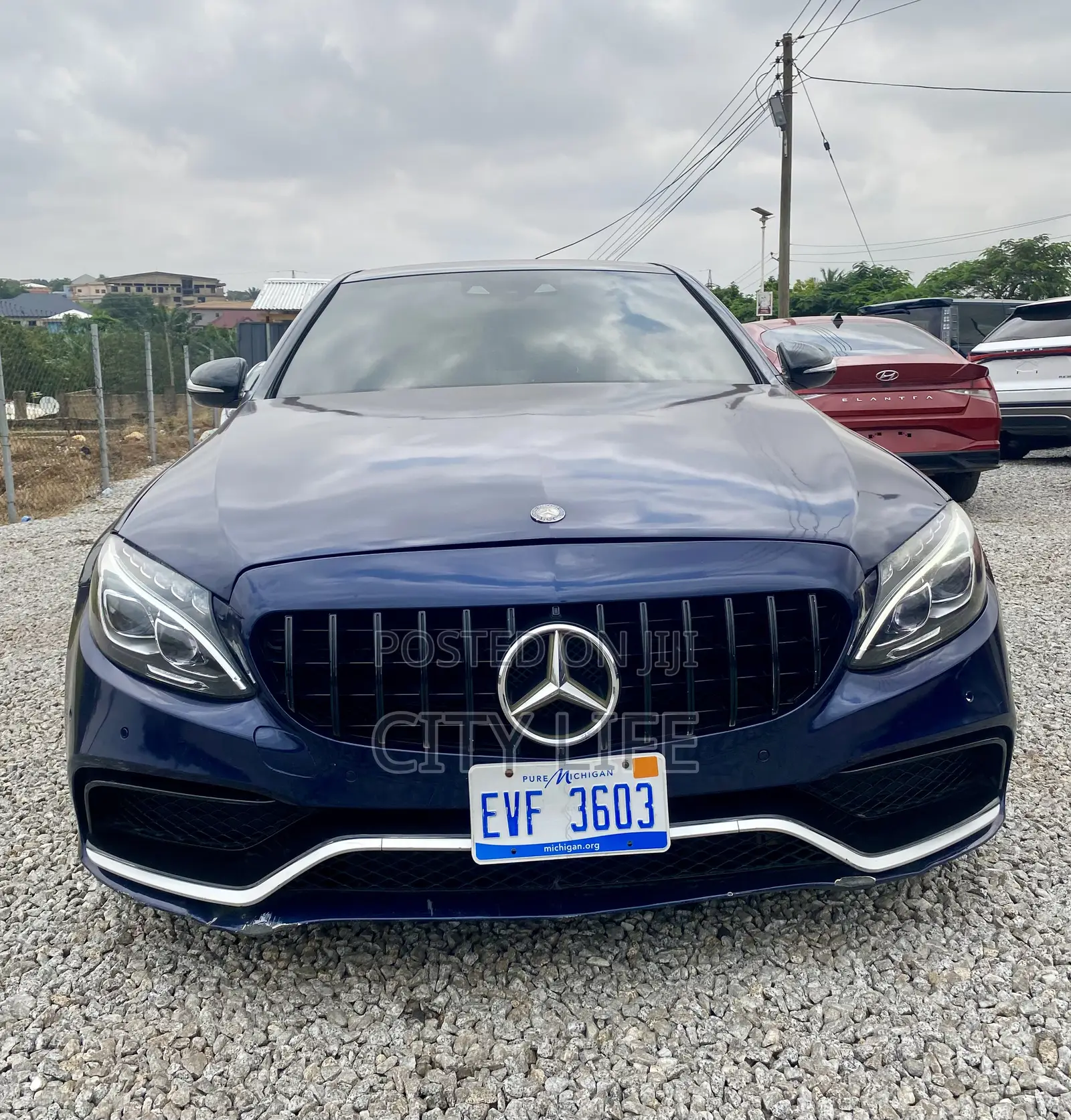 Mercedes-Benz C400 2016 Blue