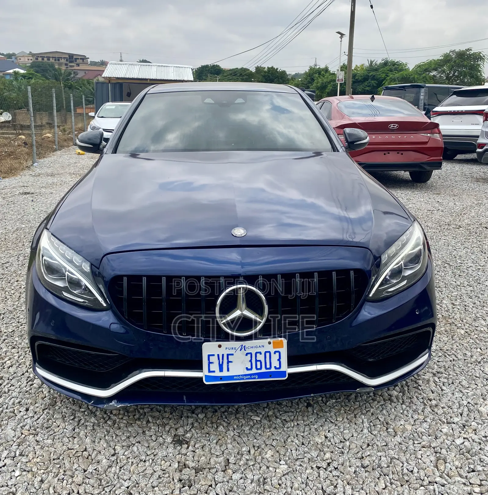 Mercedes-Benz C400 2016 Blue