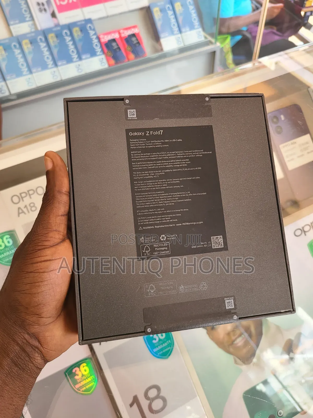 New Samsung Galaxy Z Fold7 256 GB Blue