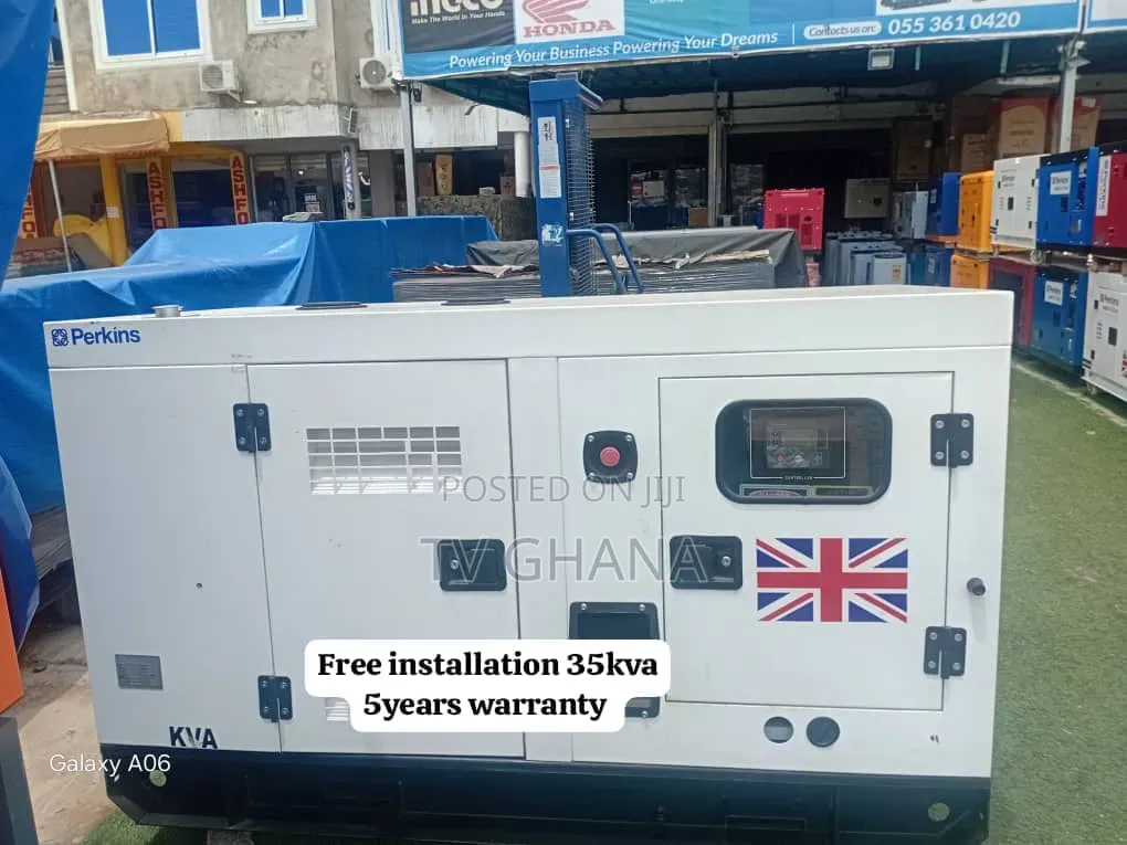 Perkins 35kVA Diesel Generator – Silent 3 Phase Genset35kva
