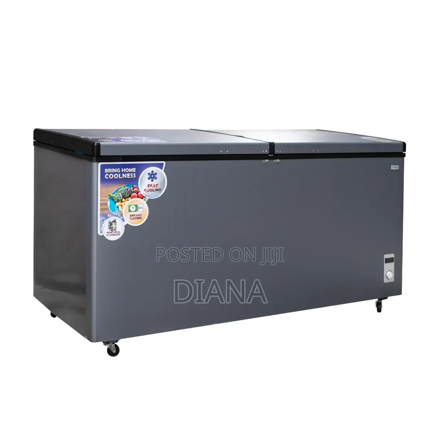 Nasco 545L Double Door Chest Freezer