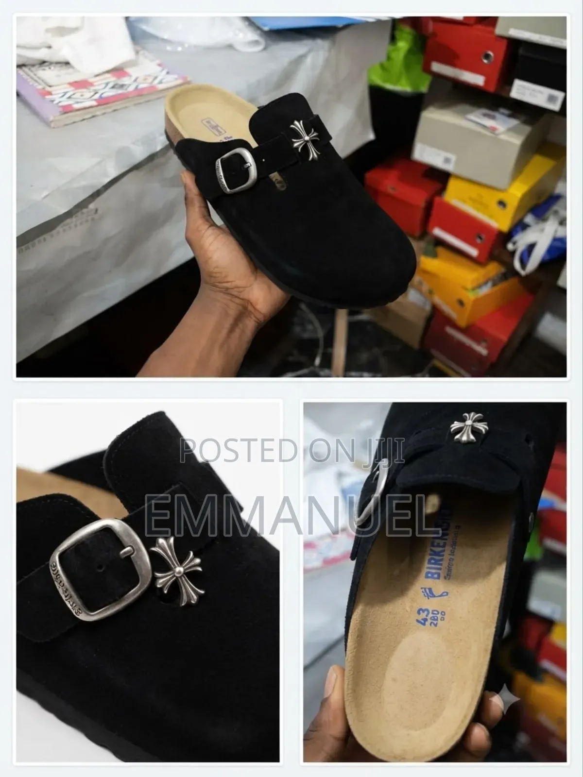 Premium Quality Brunello Cucinello Birkenstock Casual Slippers