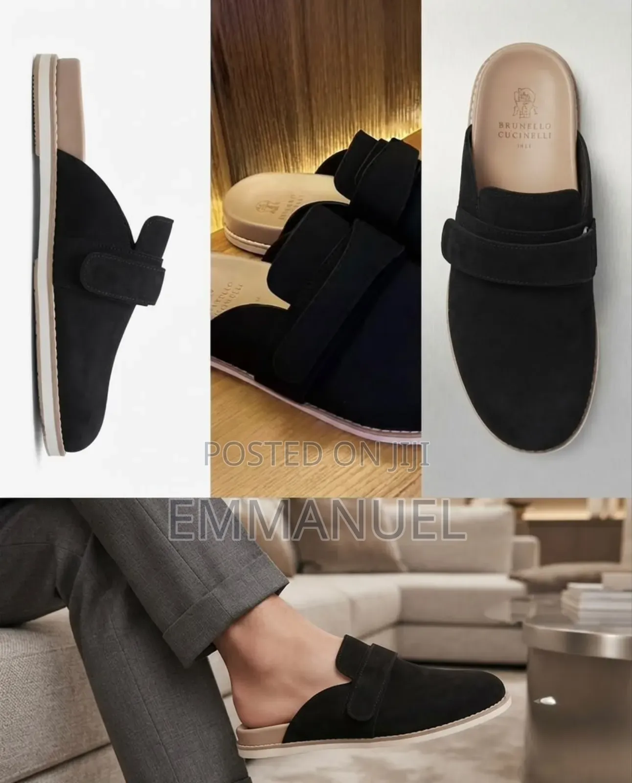 Premium Quality Brunello Cucinello Birkenstock Casual Slippers