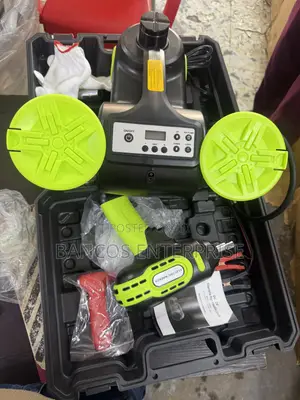 Electric Hydraulic Jack, Air Compressor, Major LED Light
