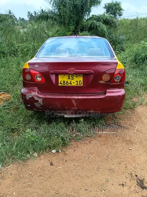 Toyota Corolla S 2007 Red