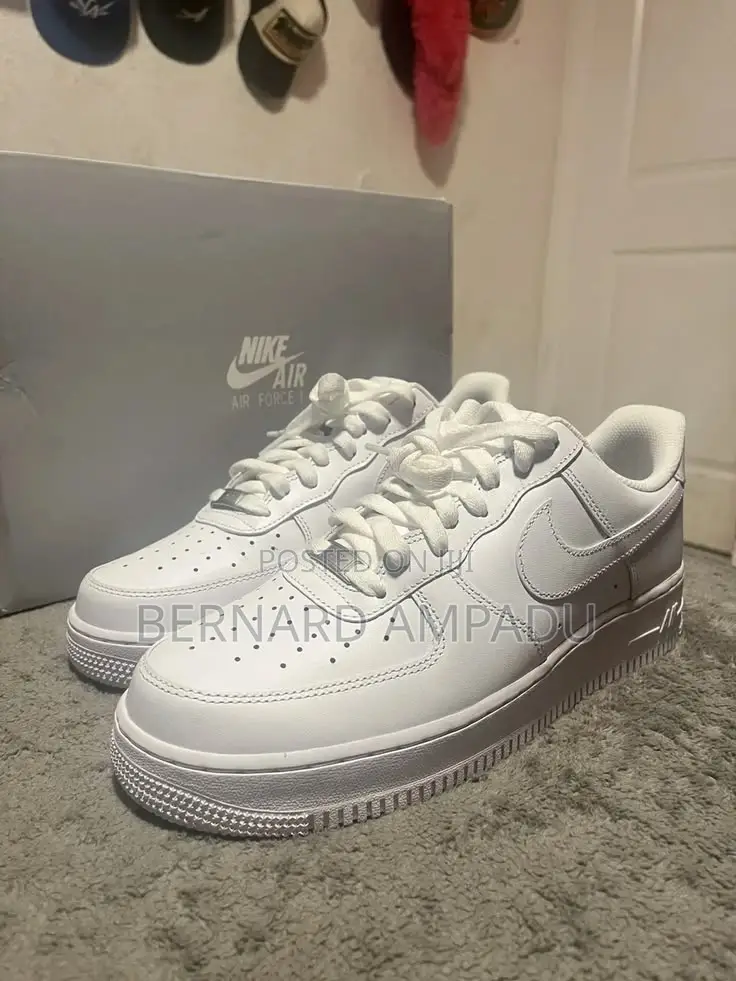 All White Air Force 1