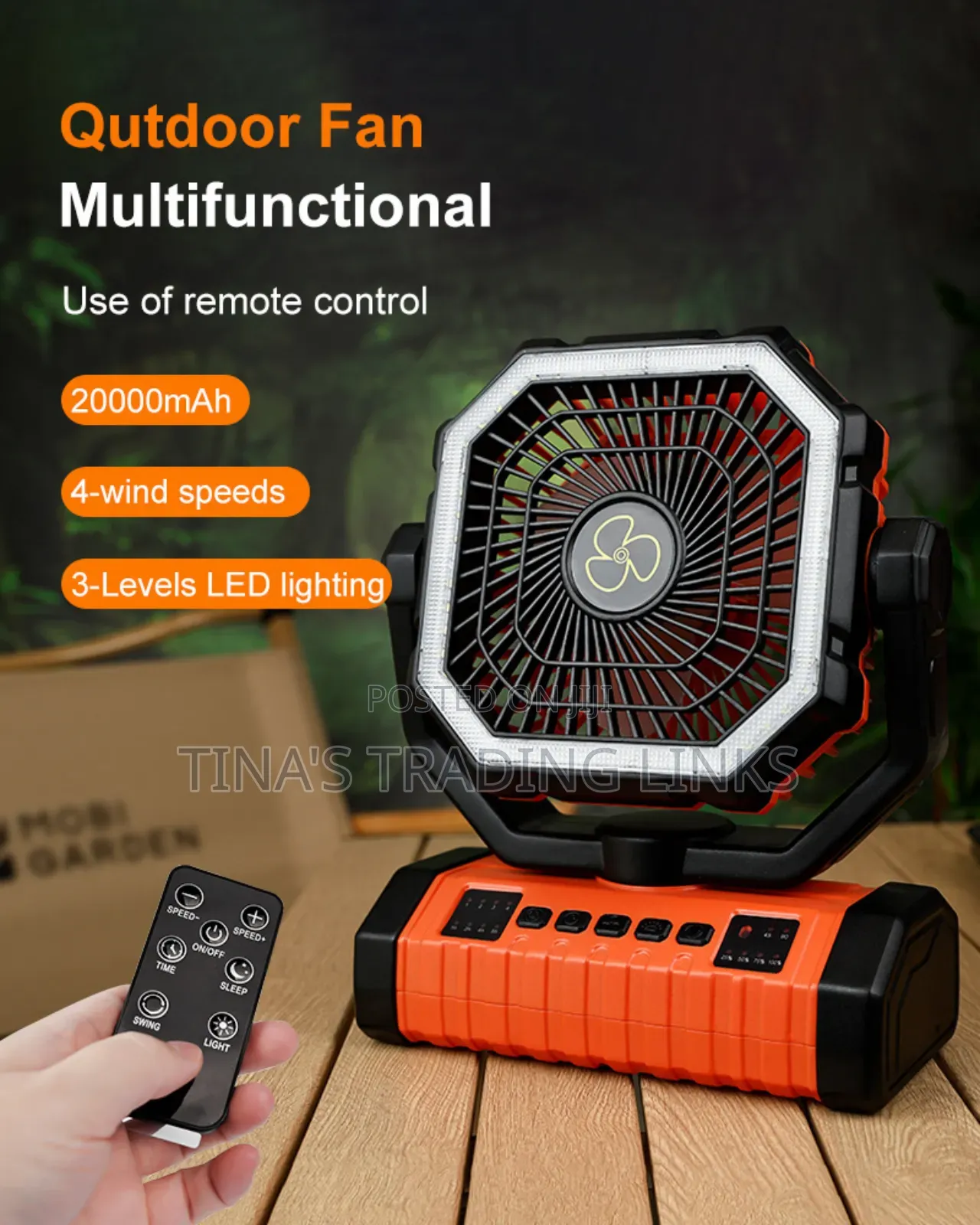Camping Fan Light