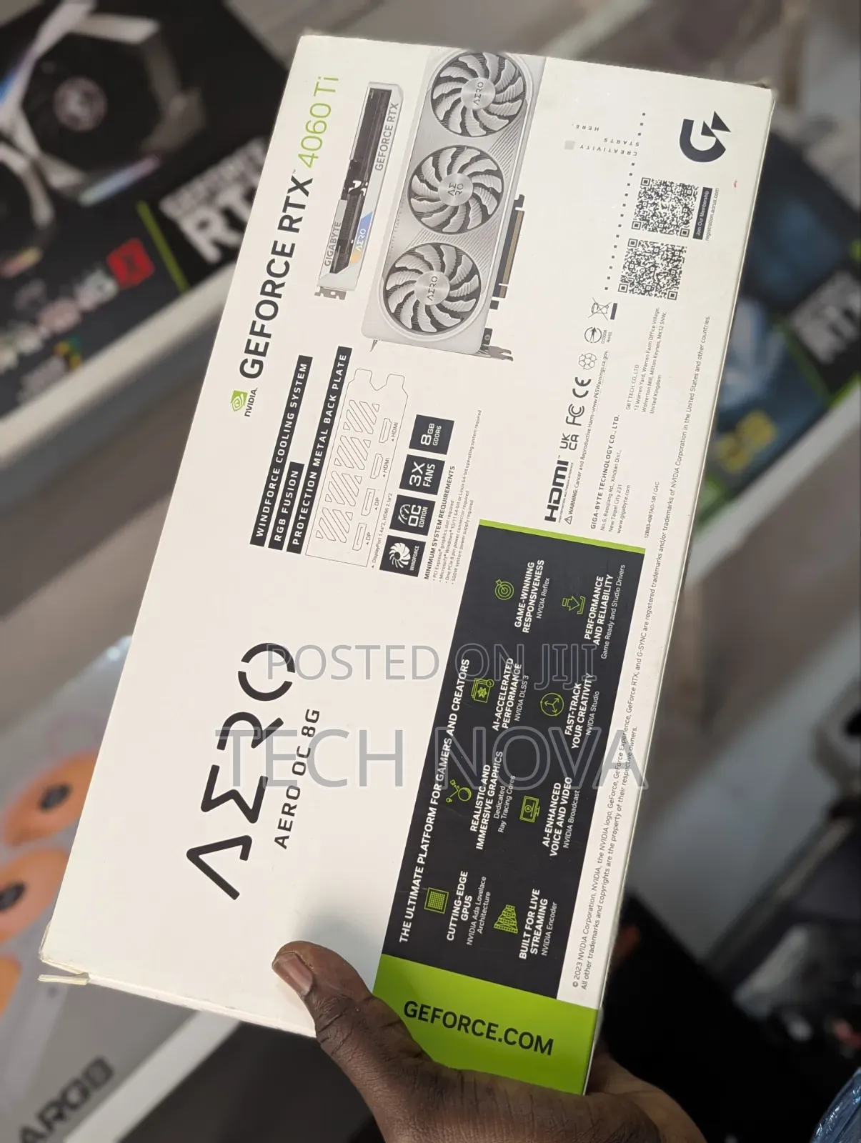 Gigabyte GeForce RTX 4060 Ti AERO OC 8GB Video Card