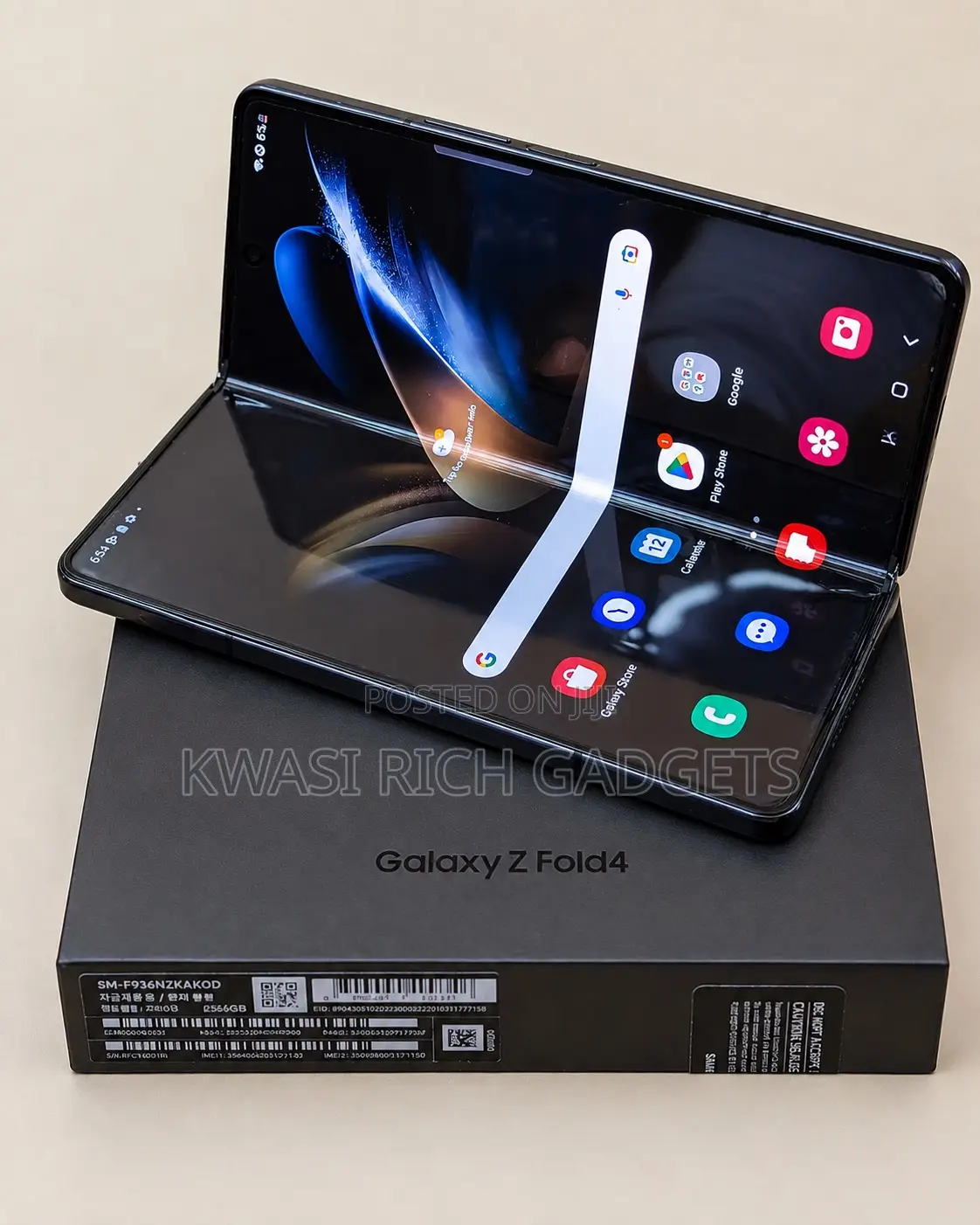 New Samsung Galaxy Z Fold4 512 GB Black