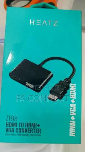 Zt98 Hdmi to Hdmi+vga Converter
