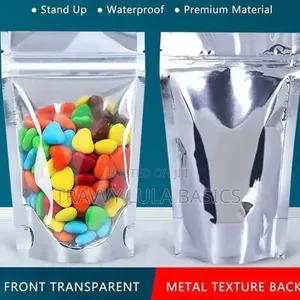 New Silver Aluminium Pouch 15*22cm