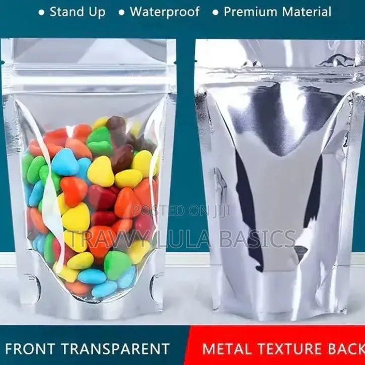 New Silver Aluminium Pouch 15*22cm
