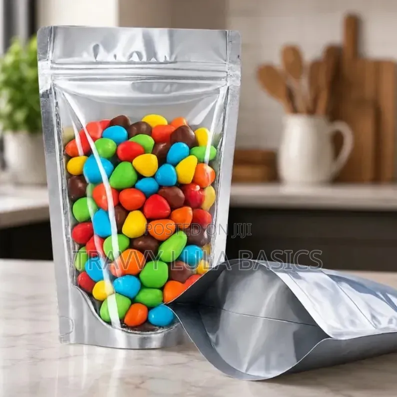 New Silver Aluminium Pouch 15*22cm