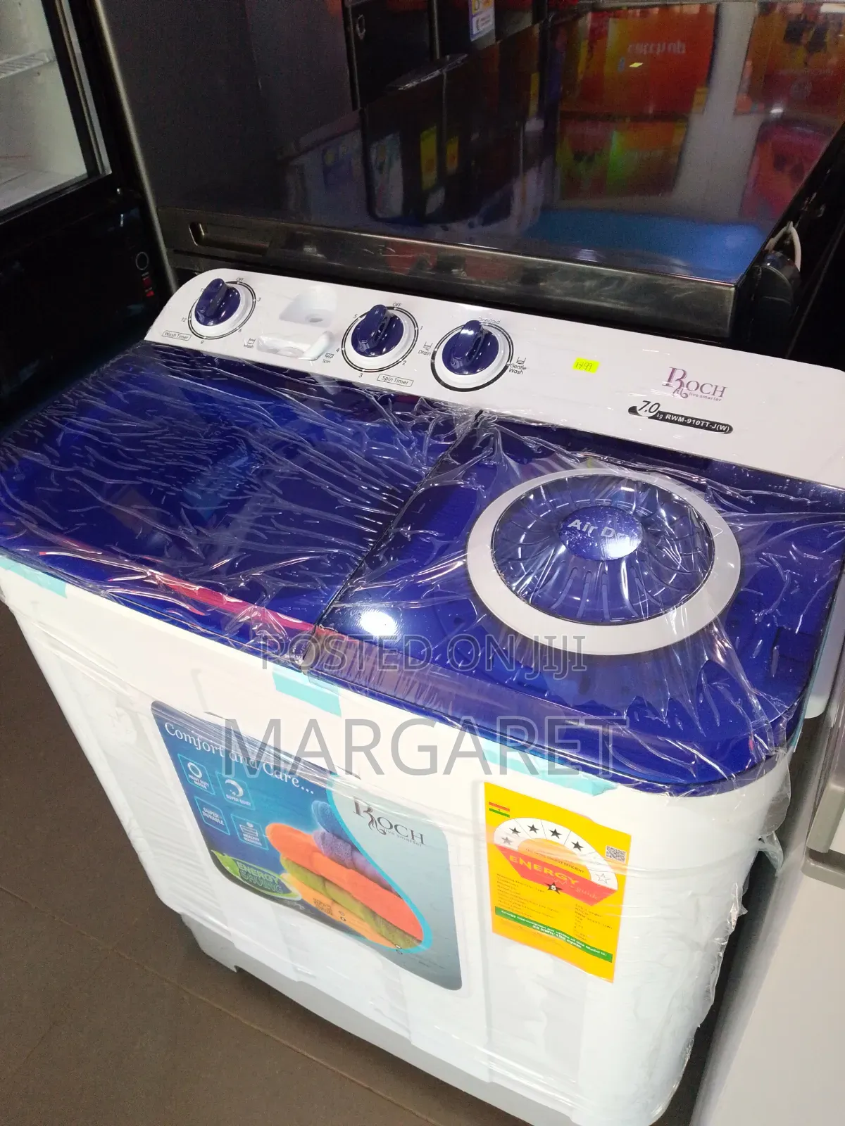 The Stressed Remover Roch 7 Kg Semi Automatic Washing Machine