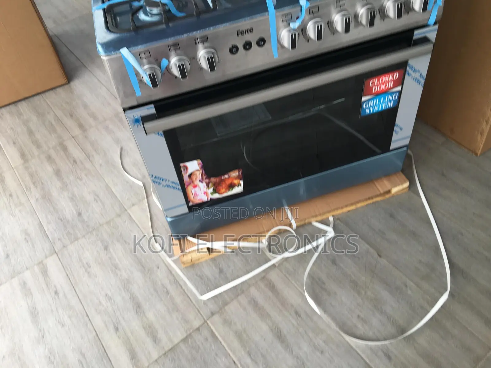 Stylish Cooking Ferre 90cm Gas/Electric Stainless-Steel Oven
