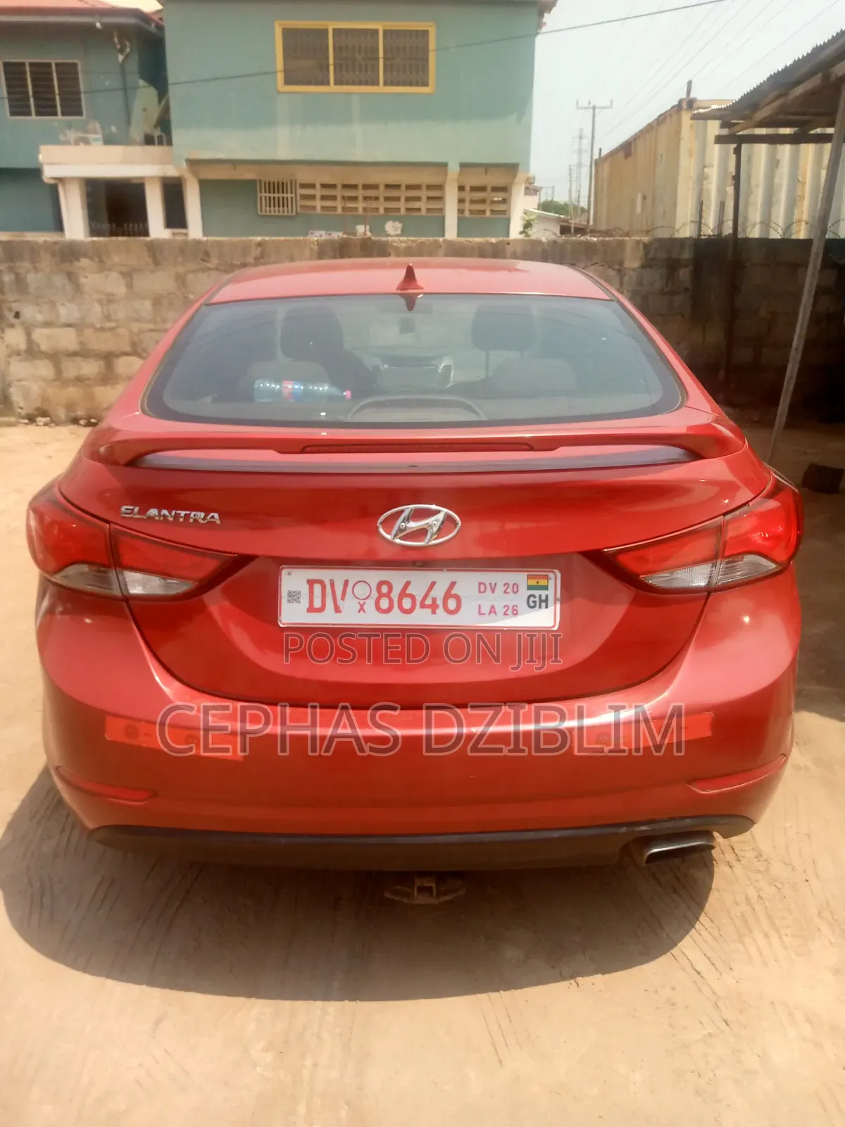 Hyundai Elantra Limited 4dr Sedan (1.8L 4cyl 6A) 2015 Red
