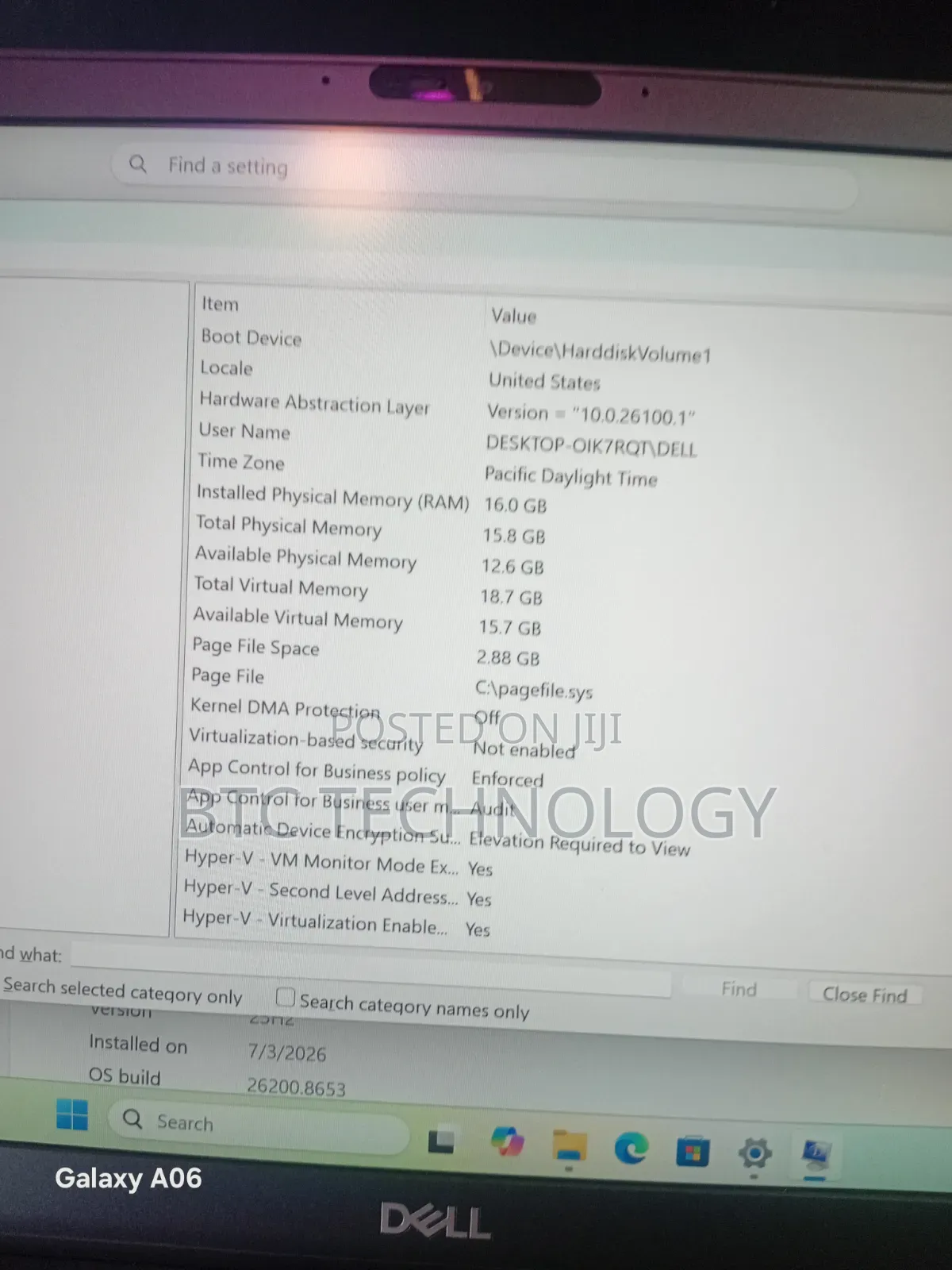 Laptop Dell Latitude 7300 16GB Intel Core i7 SSD 256GB