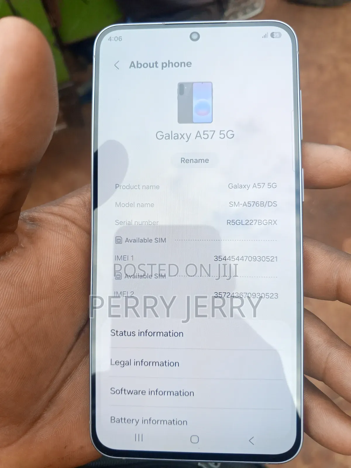 New Samsung Galaxy A57 256 GB Silver