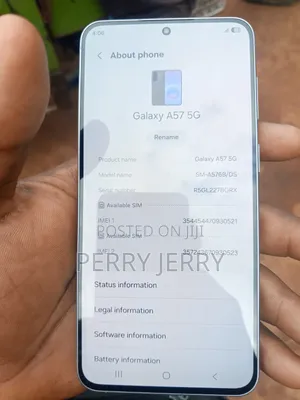 New Samsung Galaxy A57 256 GB Silver