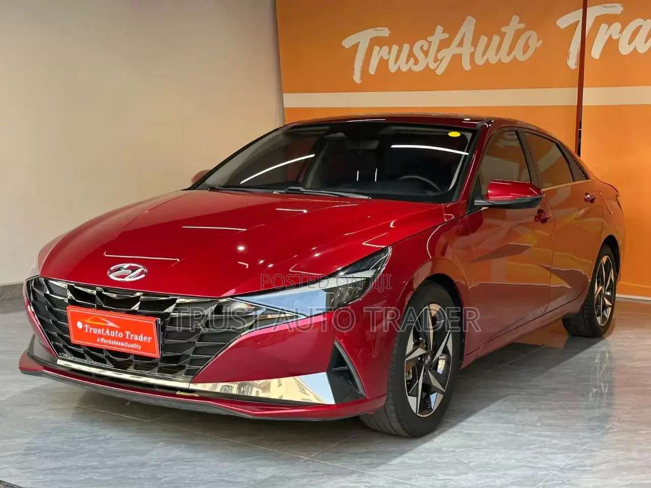 Hyundai Elantra Limited 2021 Red
