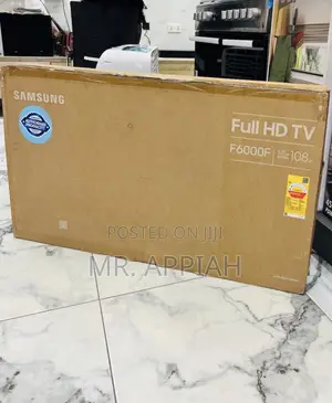 Latest Authentic Samsung 43f6000f 43” Led FHD Smart TV(2025 Model).