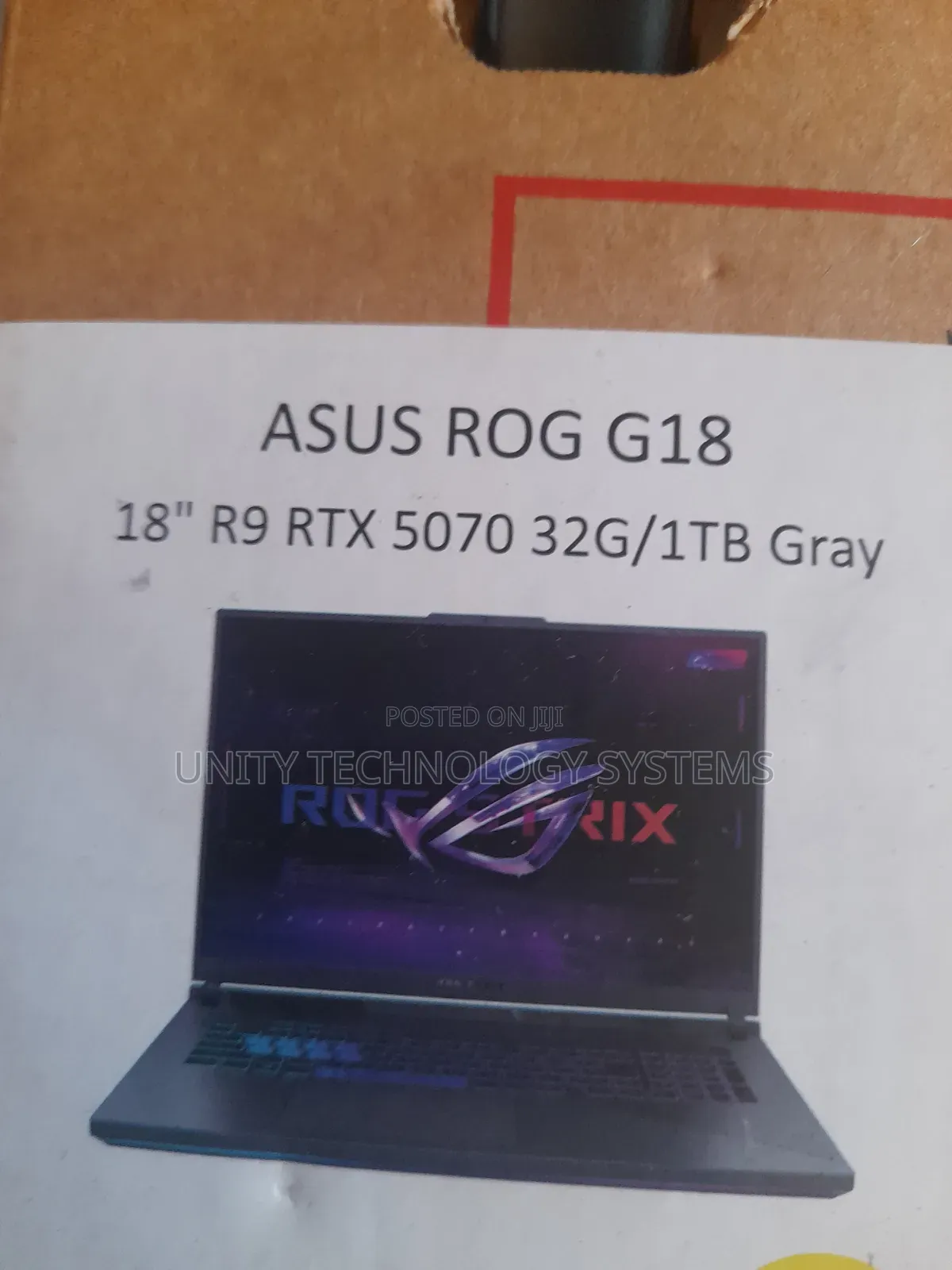 New Laptop Asus ROG Strix G18 32GB AMD Ryzen 9 SSD 1T