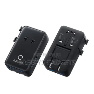 Anker Nano Travel Adapter (5-in-1, 20W, 1-Pack)