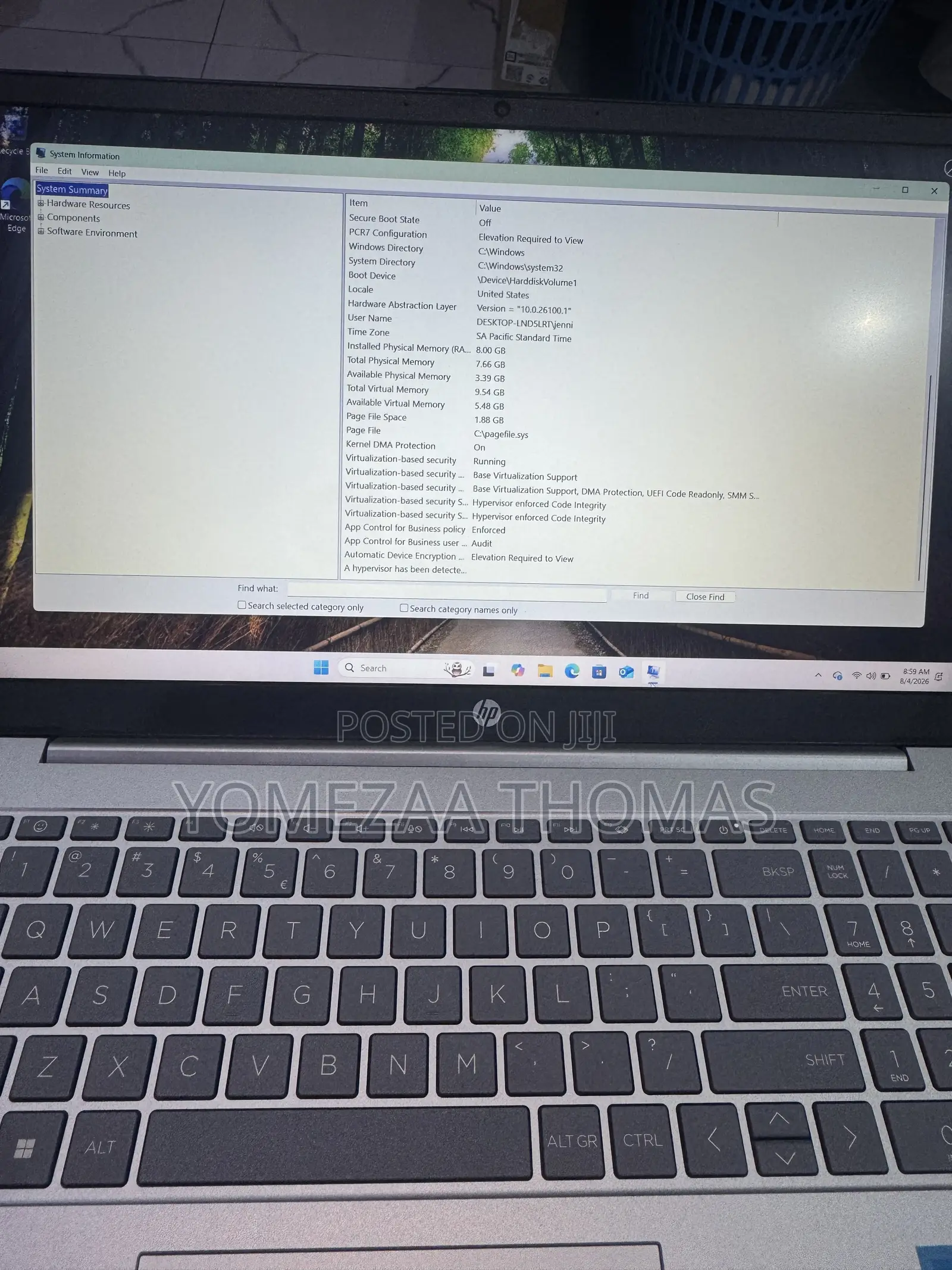 New Laptop HP 15 8GB Intel Core i5 SSD 512GB