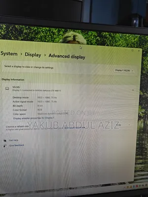 Gaming Monitor 24 Inches IPS 75hz Full HD Resolution