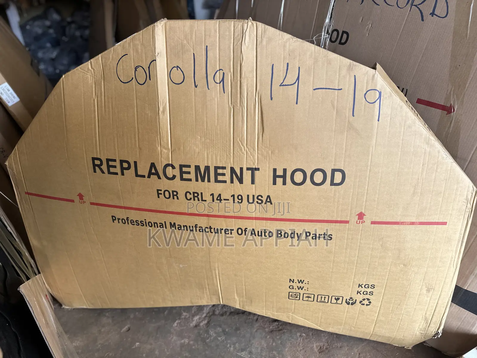 Corolla 2014,2015,2016,2017,2018,2019 Bonnet/ Hood