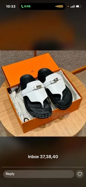 Original Hermes Slippers Available