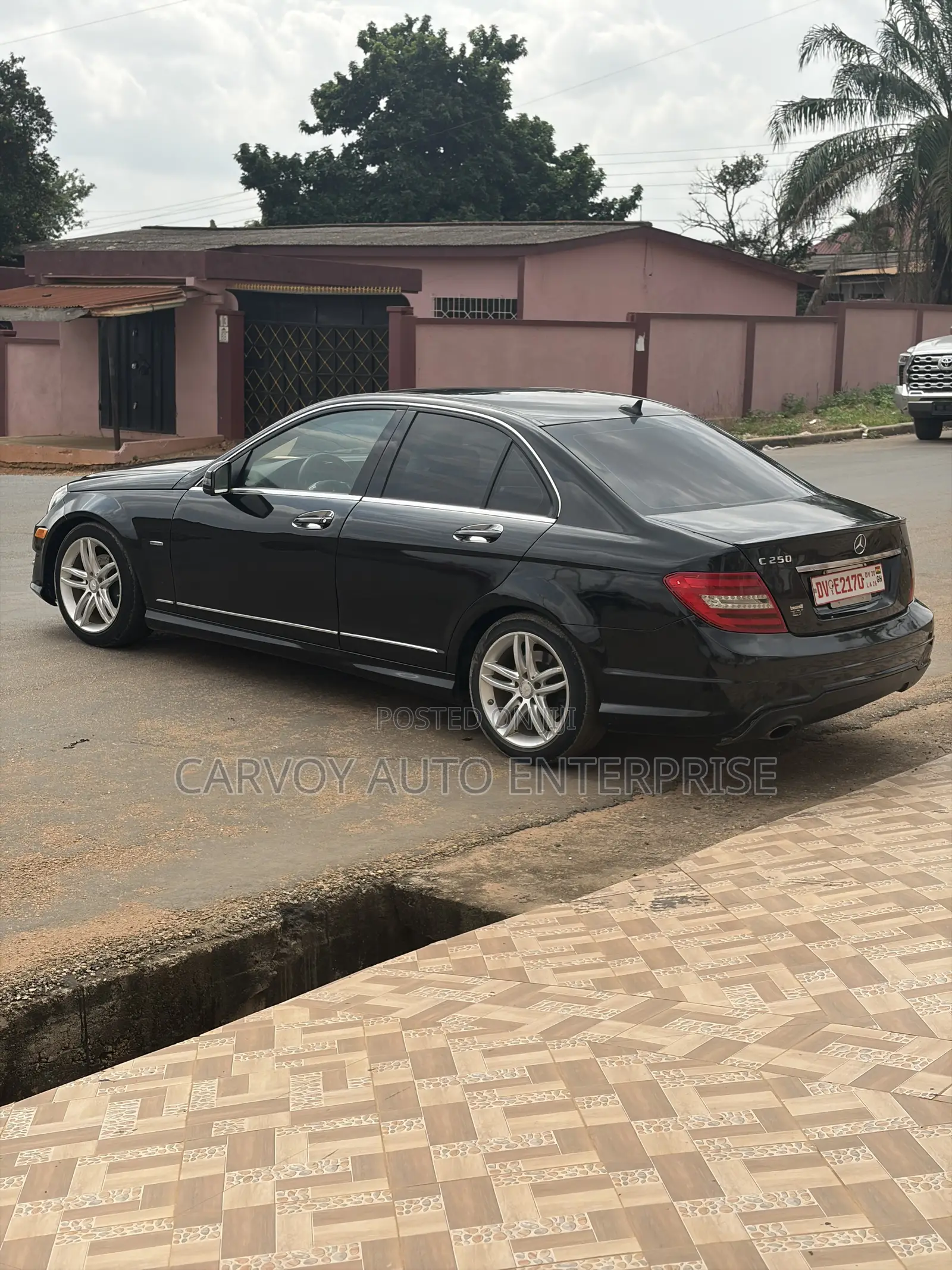 Mercedes-Benz C250 2012 Black