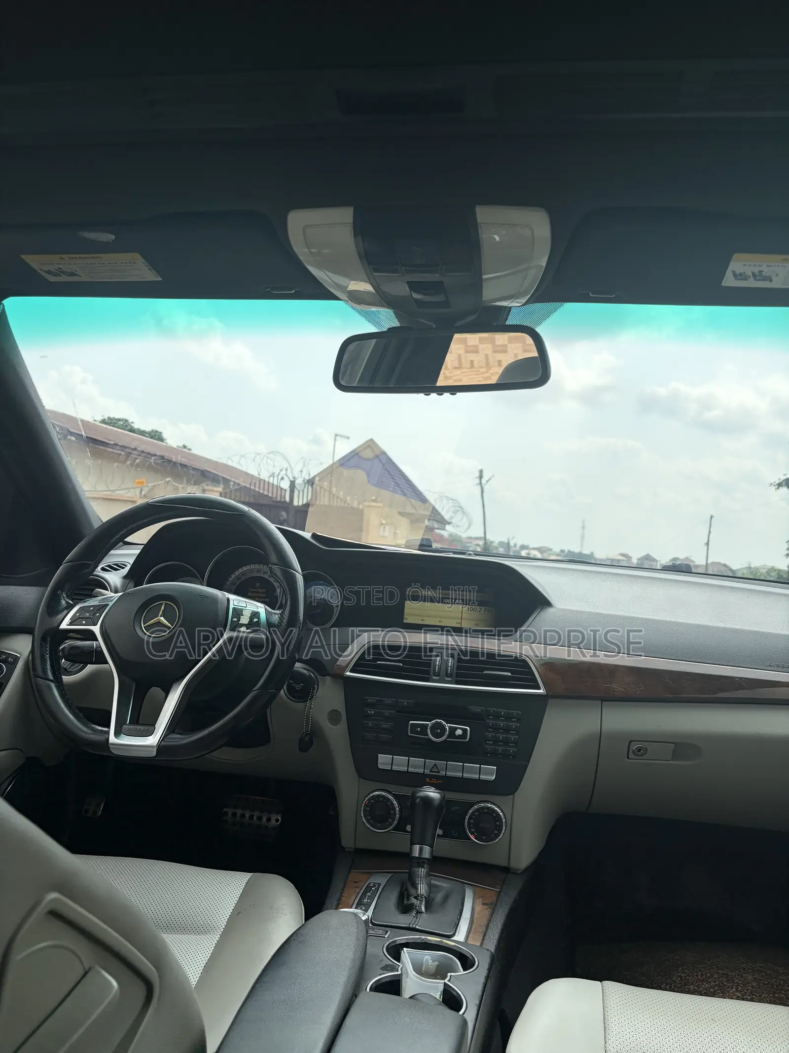 Mercedes-Benz C250 2012 Black