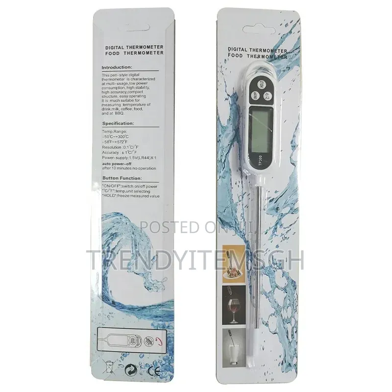 Digital Food Thermometer Instant Read Kitchen BBQ Temperature Probe