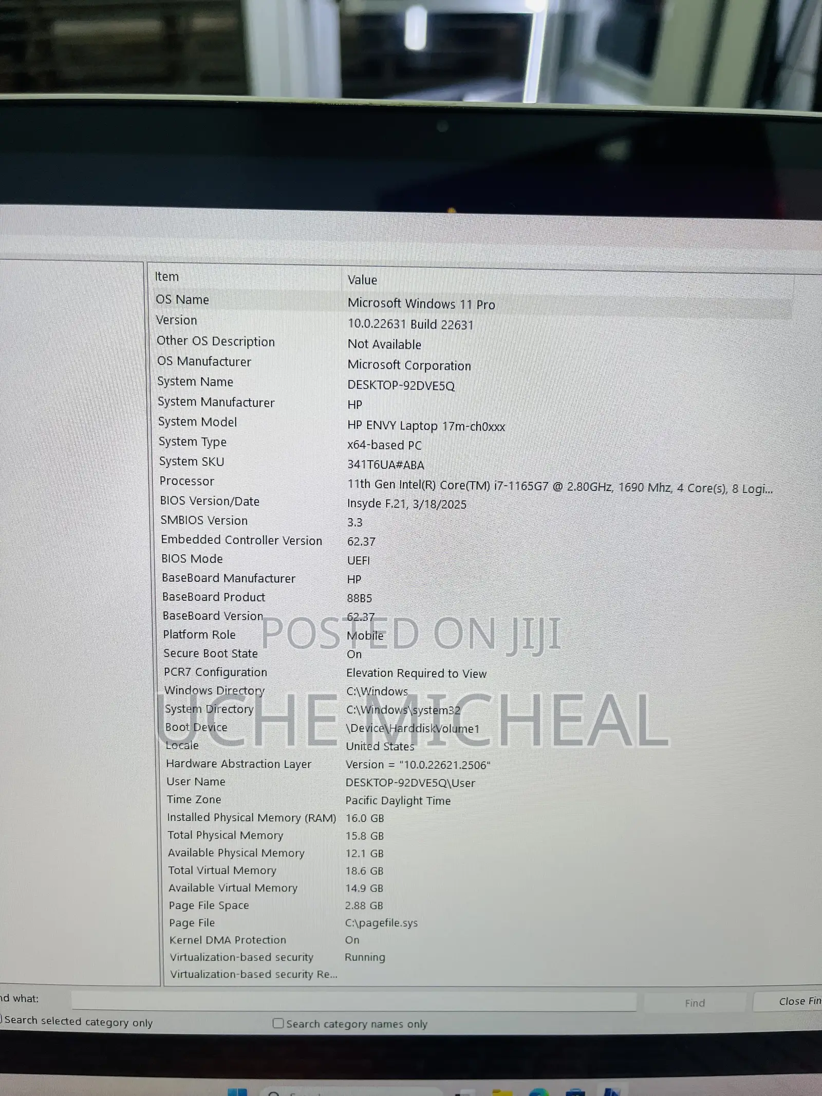 Laptop HP Envy 17 16GB Intel Core i7 SSD 256GB