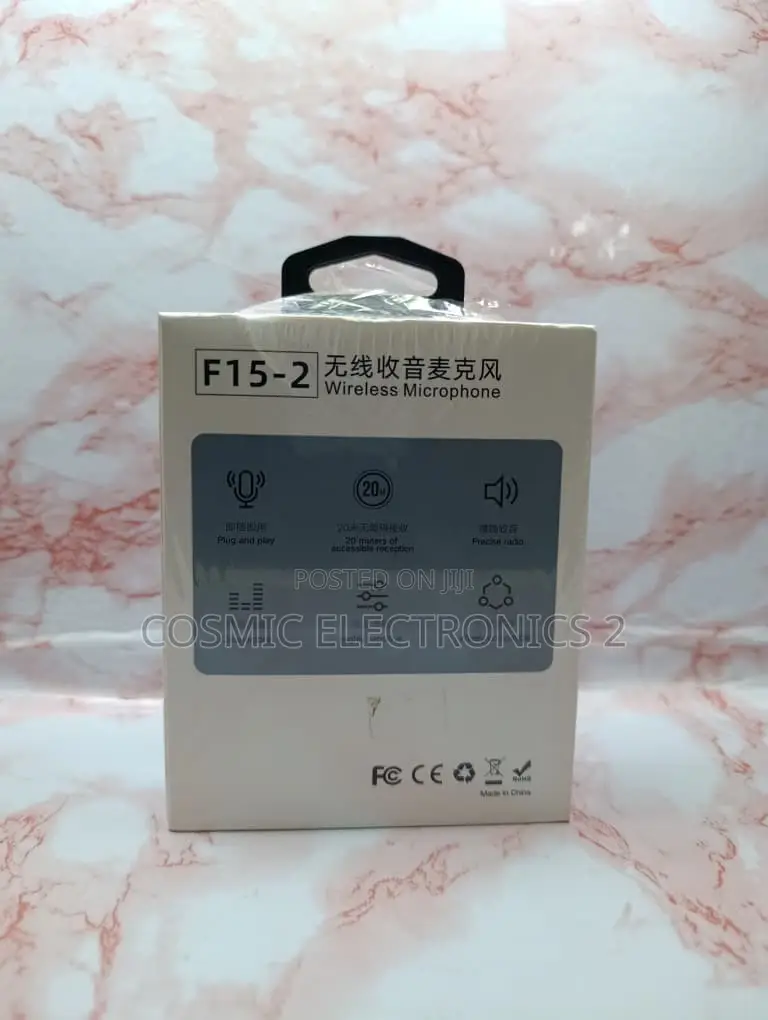 F15-2 Dual Wireless Lavalier Microphone With 3-in-1 Compatibility