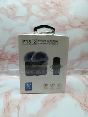 F15-2 Dual Wireless Lavalier Microphone With 3-in-1 Compatibility