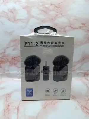Quality F11-2 Wireless Lavalier Microphone With 3-in-1 Compatibility