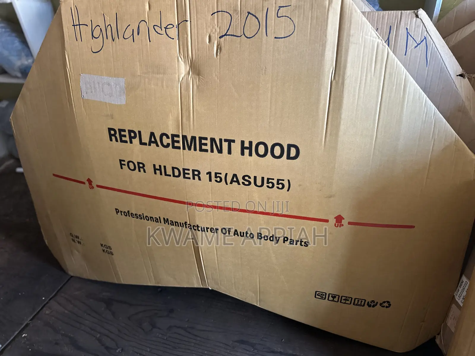 Highlander 2015,2016,2017,2018,2019 Bonnet/Hood