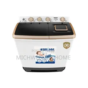 BRUHM Semi Automatic Washing Machine 8kg