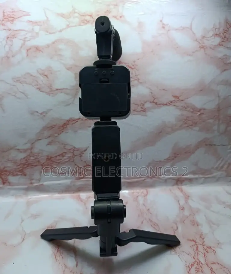 Professional AY-49 Video Making Kit With Microphone, LED Light
