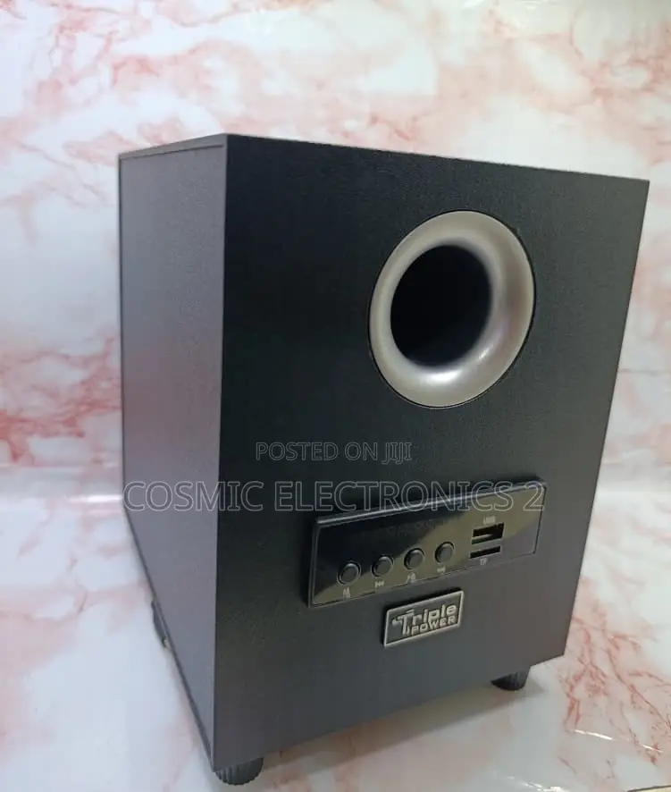 Triple Power C10 LED Display Multimedia Speaker With 5W Bass USB